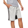 Schwarz-Grau meliert - Front - Crosshatch - "Compounds" Shorts für Herren