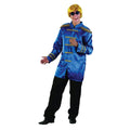 Blau - Front - Bristol Novelty Unisex Musikerjacke im 60er-Jahre-Stil