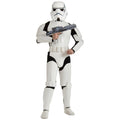 Weiß-Schwarz - Front - Star Wars - "Deluxe" Kostüm ‘” ’Storm Trooper“ - Herren