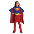 Rot-Blau-Gelb - Front - Supergirl - "Deluxe" Kostüm - Mädchen