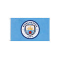 Blau - Front - Manchester City FC - Fahne "Core", Wappen