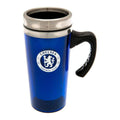 Blau-Silberfarben - Back - Chelsea FC offizieller Fußball-Reisebecher