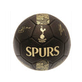 Schwarz-Gold - Front - Tottenham Hotspur FC - "Phantom" Fußball mit Unterschriften