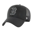 Schwarz - Front - Boston Red Sox - "Branson" Snapback Mütze