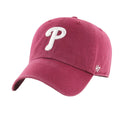 Rot-Weiß - Front - Philadelphia Phillies - "Clean Up" Baseball-Mütze