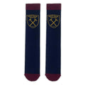 Rotwein-Himmelblau-Weiß - Back - West Ham United FC - Kleid Socken für Herren-Damen Unisex(3er-Pack)