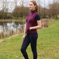 Marineblau - Back - Hy - "Synergy" Reitleggings für Damen