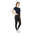 Schwarz - Front - Hy - "Synergy" Reitleggings für Damen