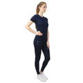 Marineblau - Front - Hy - "Synergy" Reitleggings für Damen