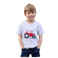 Aschgrau-Rot - Front - British Country Collection - T-Shirt für Kinder
