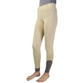 Beige-Bleistift-Grau - Front - Hy Sport Active - "Young Rider" Reitleggings für Kinder