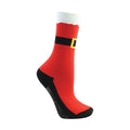Rot-Grün-Gelb - Lifestyle - Hy - "Festive Feet" Socken für Kinder - weihnachtliches Design(3er-Pack)
