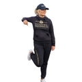 Schwarz-Gold - Front - Supreme Products - "Active Show Rider" Kapuzenpullover für Damen