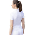 Weiß - Back - Coldstream - "Ledmore" Bluse für Springreiten für Damen