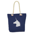 Marineblau - Back - Hy - Tragetasche, Einhorn