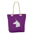 Violett - Back - Hy - Tragetasche, Einhorn