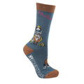 Kaiserliches Lila-Wasserblau - Side - Thelwell - "Pony Friends" Socken für Kinder(3er-Pack)