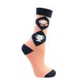 Marineblau-Rose - Side - Little Rider - "Pony Passion" Socken für Kinder(3er-Pack)