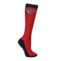 Marineblau-Rot - Side - HYCONIC - Socken für Kinder(3er-Pack)