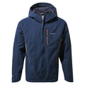 Marineblau - Front - Craghoppers Herren Outdoorjacke Explore mit Kapuze