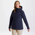 Marineblau - Pack Shot - Craghoppers - "Caldbeck" Jacke, wasserfest für Damen