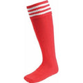 Scharlachrot-Weiß - Front - Carta Sport - "Euro" Socken für Herren