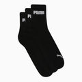 Schwarz - Back - Puma - "Quarter" Socken für Herren (3er-Pack)