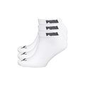 Schwarz - Side - Puma - "Quarter" Socken für Herren (3er-Pack)