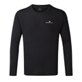 Schwarz - Front - Ronhill - "Core" T-Shirt für Herren  Langärmlig