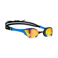 Gelb-Kupfer-Blau - Side - Arena - "Cobra" Schwimmbrille Spiegel