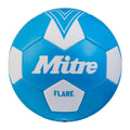 Fluoreszierendes Blau-Weiß - Front - Mitre - "Flare" Fußball 2024