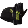 Schwarz-Fluro Gelb - Front - Ronhill - Mütze & Handschuhe Logo für Herren-Damen Unisex