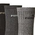 Grau - Side - Puma - Socken für Herren-Damen Unisex (3er-Pack)