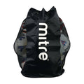 Schwarz - Front - Mitre - Fußballtasche, Netzmaterial