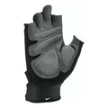Schwarz-Weiß-Grau - Back - Nike - Herren Fingerlose Handschuhe "Ultimate"