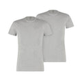 Grau meliert - Front - Puma - T-Shirt für Herren-Damen Unisex (2er-Pack)