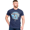 Marineblau - Side - D555 - "VW" T-Shirt für Herren