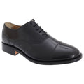 Schwarz - Front - Kensington Classics Herren Oxford-Schuhe - Schnürschuhe, Leder