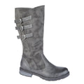 Grau - Front - Cipriata Damen Stiefel Romia