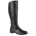 Schwarz - Front - Cipriata - Damen Lange Stiefel "Silvia", Leder