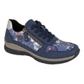 Marineblau - Front - Cipriata - Damen Sneaker "Clita", Floral