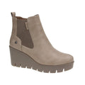 helle Taupe - Front - Cipriata - Damen Stiefeletten "Annina"