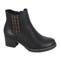 Schwarz - Front - Cipriata - Damen Stiefeletten "Annella"