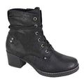 Schwarz - Front - Cipriata - Damen Stiefeletten "Aleandra"