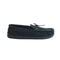 Marineblau - Back - Sleepers Herren Adie Hausschuhe - Pantoffeln - Mokassins, Wildleder