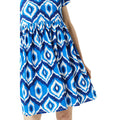 Blau - Side - Maine - Minikleid für Damen