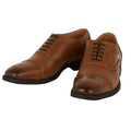 Hellbraun - Front - Debenhams - Herren Halbschuhe "Thomas Blunt", Leder