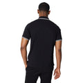 Schwarz-Grau - Back - Maine - Poloshirt für Herren (2er-Pack)