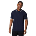 Weiß-Marineblau - Side - Maine - Poloshirt für Herren (2er-Pack)