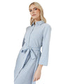 Blau - Pack Shot - Principles - Midi Hemd Kleid Gürtel für Damen